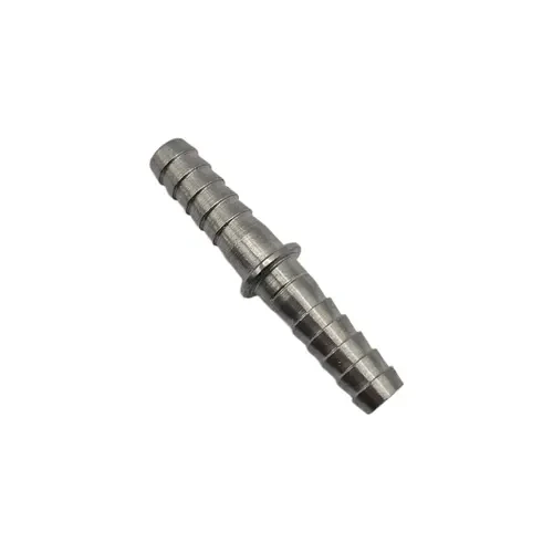 Stainless Steel Barbed Hose Splicer 3/16" to 3/16"