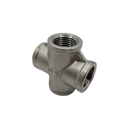 Stainless Steel Cross 4x 1/2" Female NPT