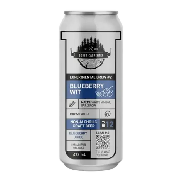 Sober Carpenter - Blueberry Wit - Non alcoholic Beer