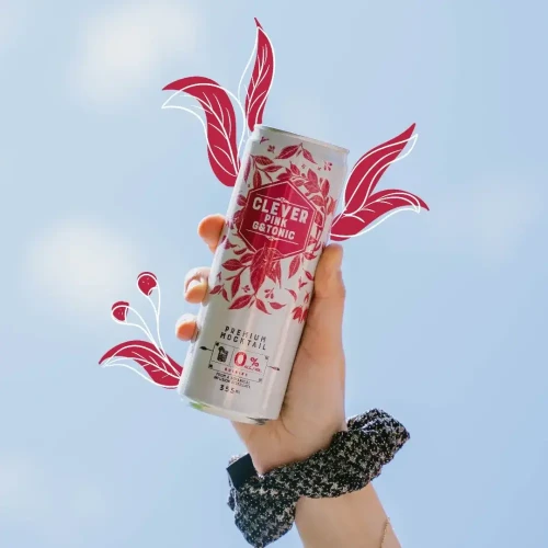 Clever - Pink Gin & Tonic - Non-Alcoholic Cocktail