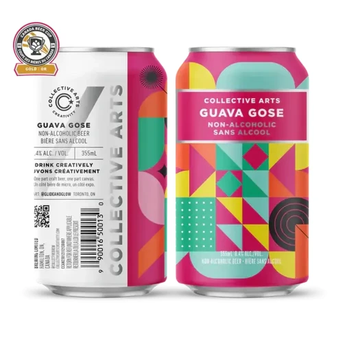 Collective Arts - Guava Gose - Non-Alcoholic Beer