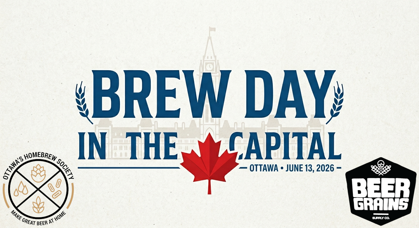 Ottawa Homebrew Day June 13, Our New Recipe Builder, and Fresh Arrivals